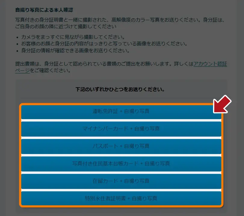 ベラジョン　KYC　本人確認書類